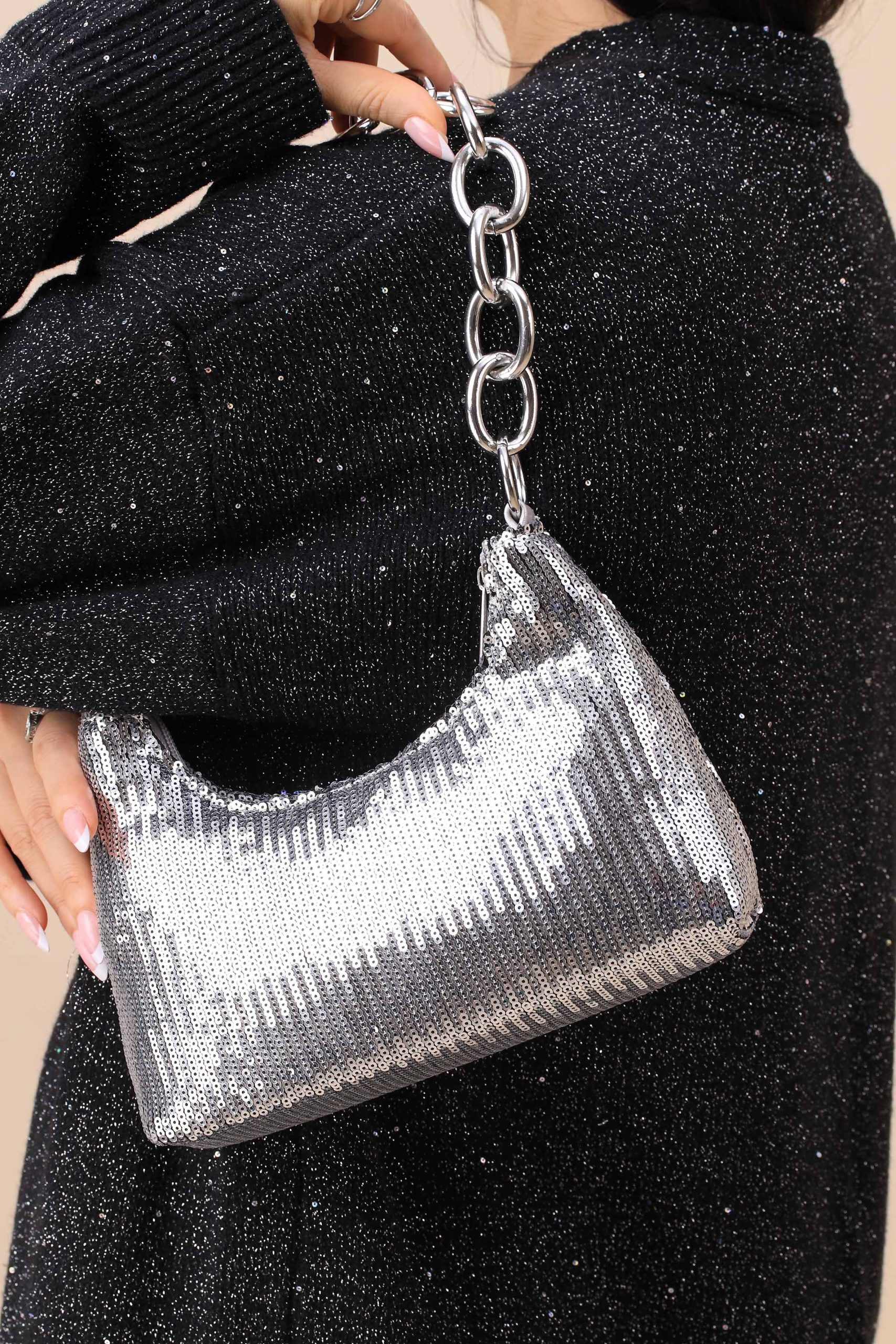 Silver Clutch-445732120 - Image 3