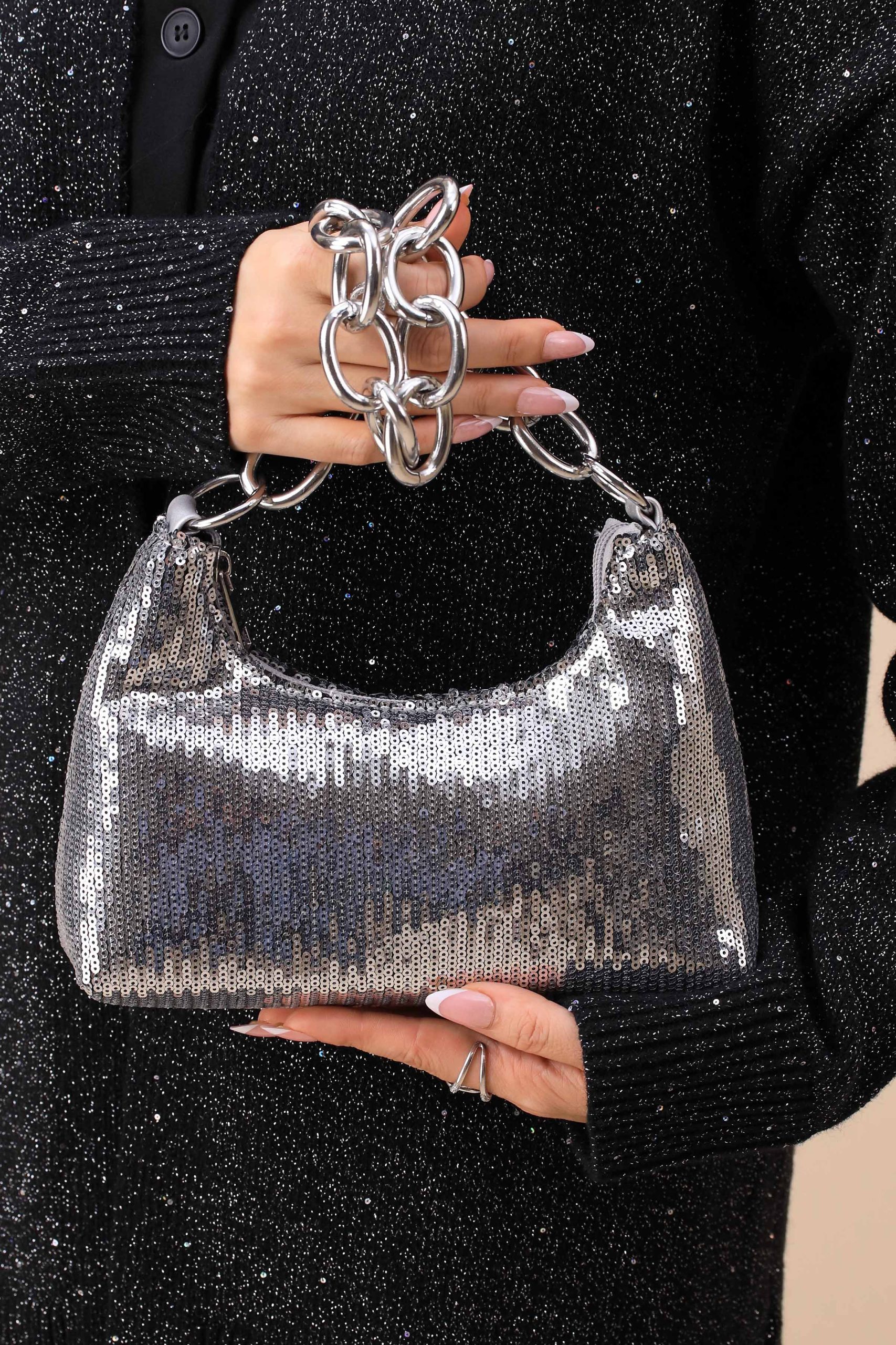 Silver Clutch-445732120 - Image 2