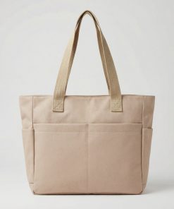 Khaki Canvas Bag-446312130