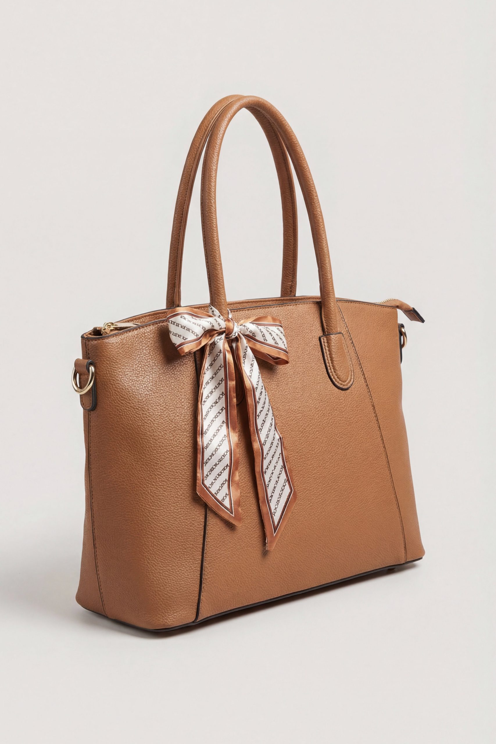 Khaki Tote Bag-446812130 - Image 3