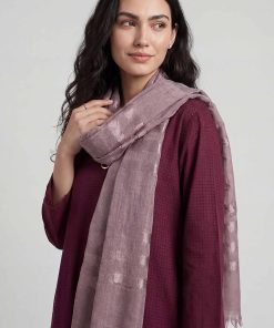 Purple Women Scarf-447782109