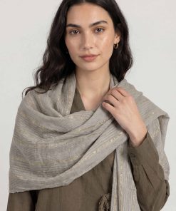 Grey Women Scarf-447792111