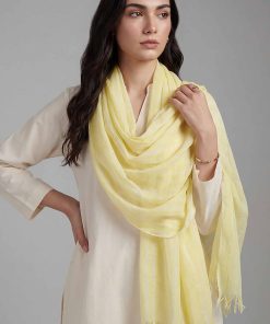 Yellow Women Scarf-447802102