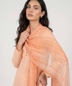 Orange Women Scarf-447802106