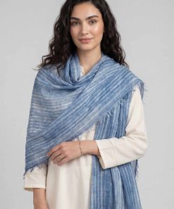 Blue Women Scarf-447802108