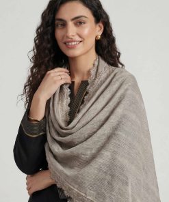 Grey Women Scarf-447892111