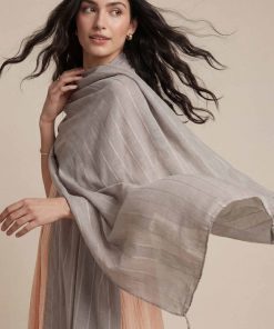 Grey Women Scarf-447902111