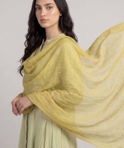 Yellow Women Scarf-447912102