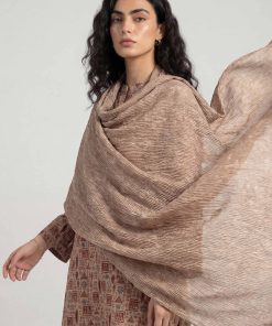 Khaki Women Scarf-447922130