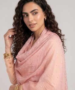 Pink Women Scarf-447932105