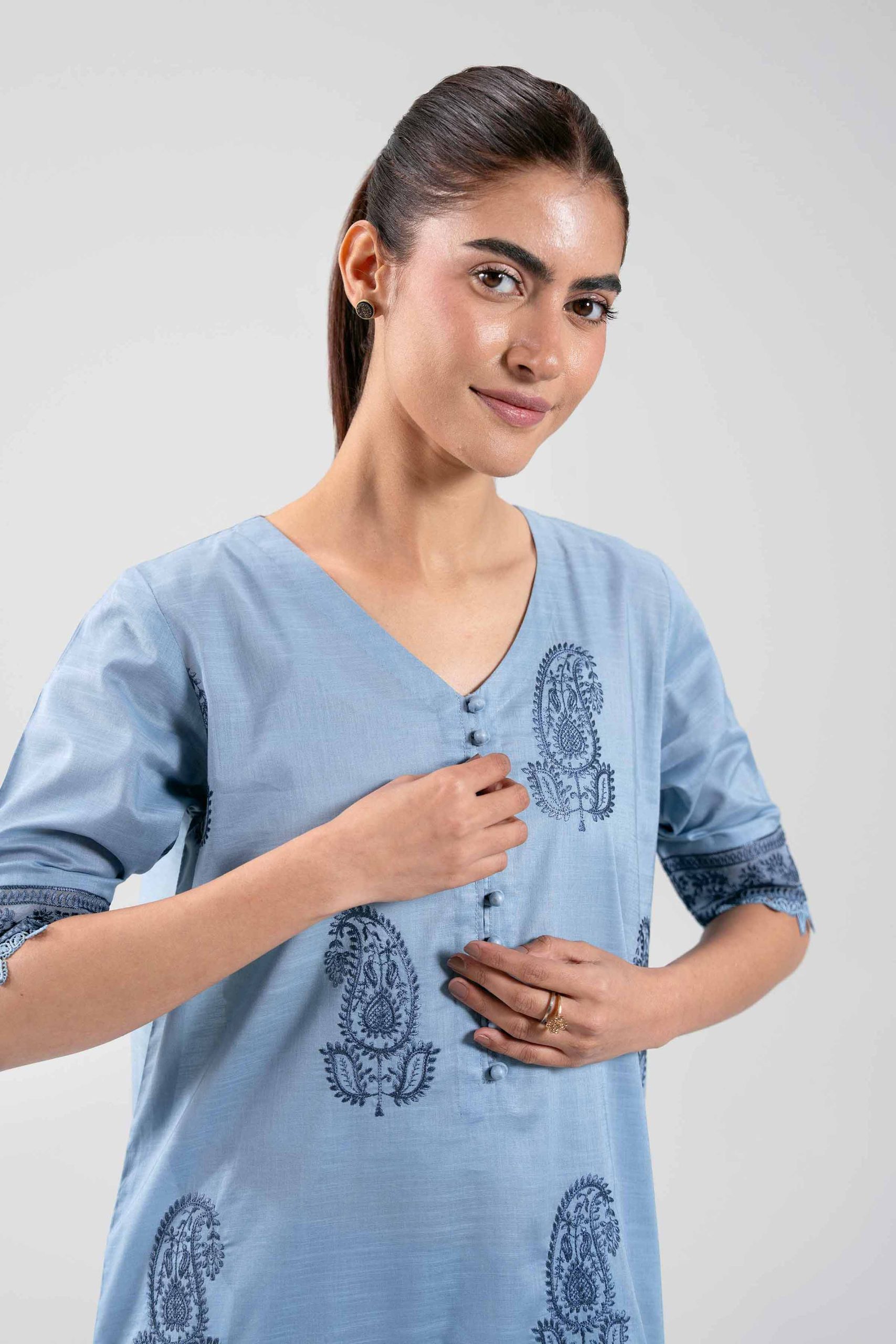 2 Piece - Embroidered Suit - 42502306 - Image 4