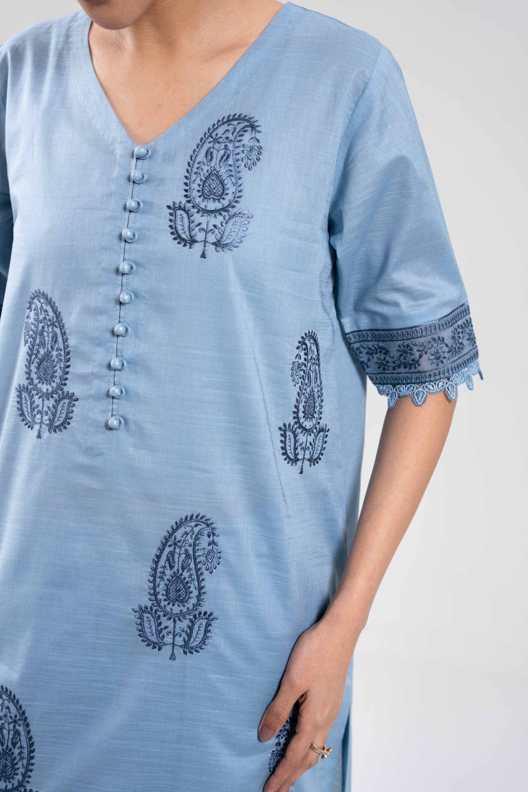 2 Piece - Embroidered Suit - 42502306 - Image 5