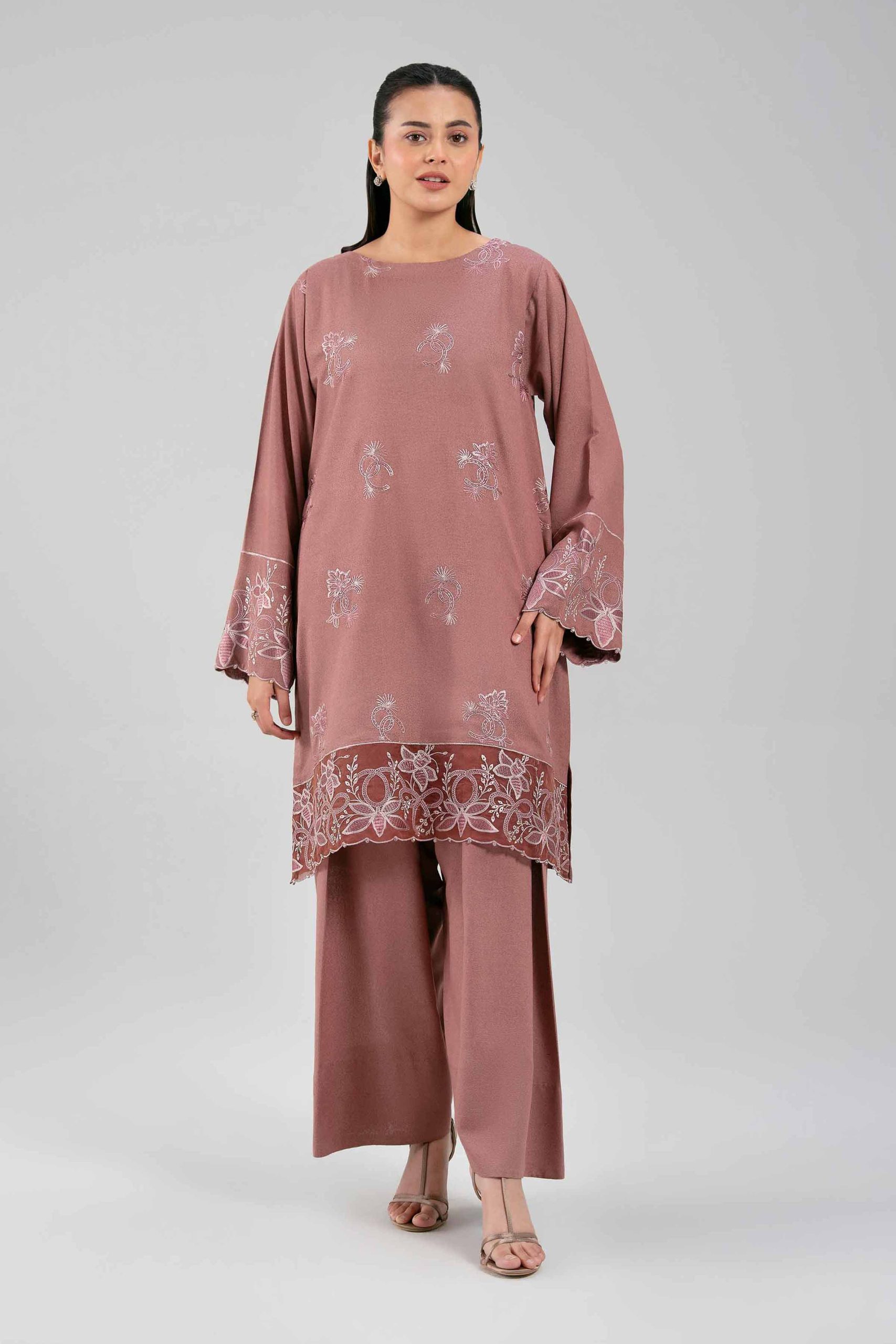 2 Piece - Embroidered Suit - 42502342