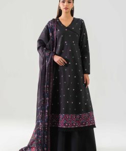 3 Piece - Digital Printed Embroidered Suit - 42502861
