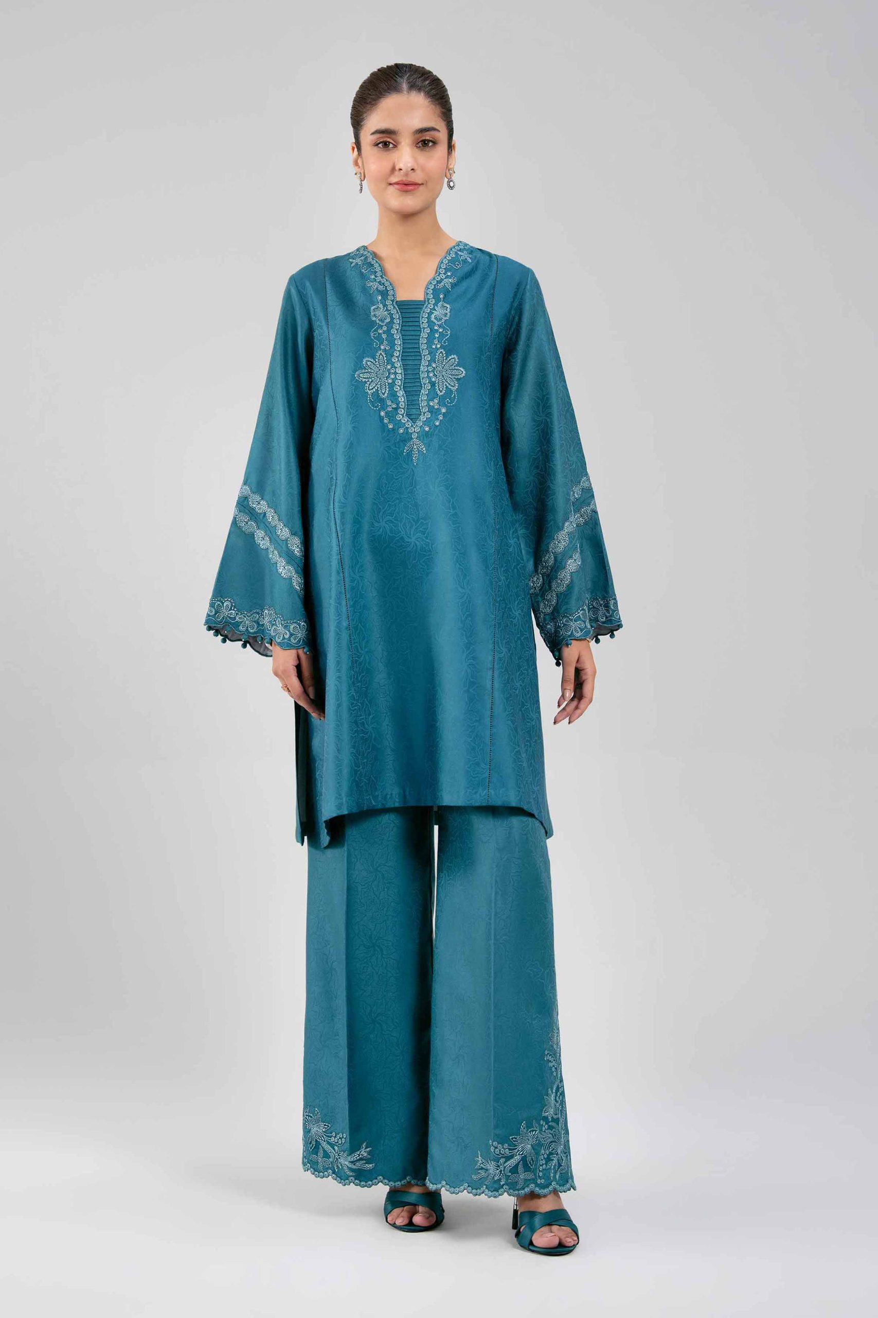 2 Piece - Embroidered Suit - 42503738