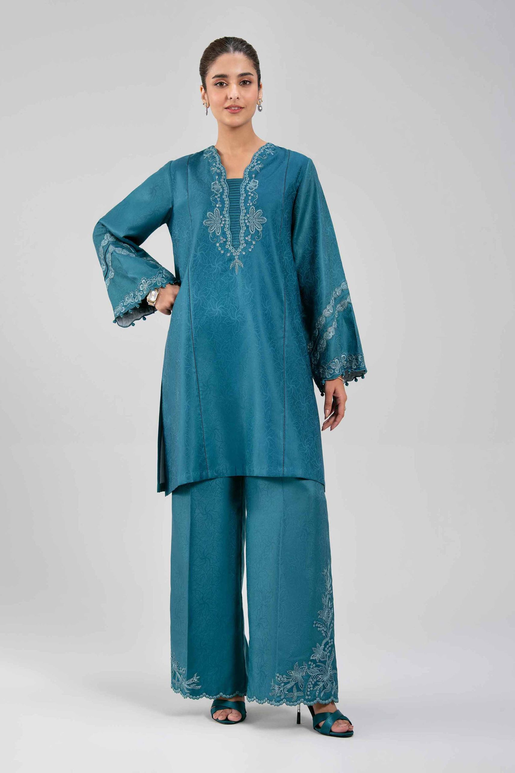 2 Piece - Embroidered Suit - 42503738 - Image 5