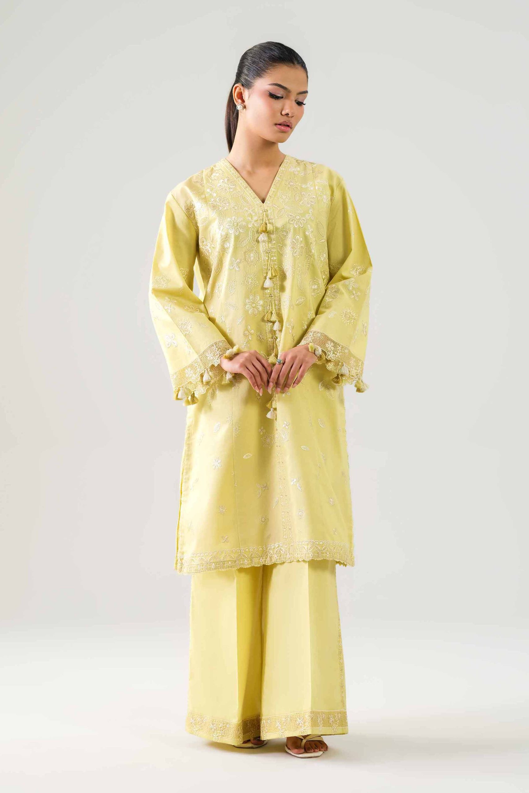 2 Piece - Embroidered Suit - 42601054
