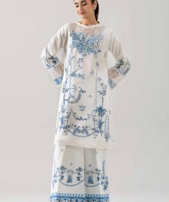 2 Piece - Digital Printed Embroidered Suit - 42601059