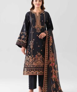 3 Piece - Digital Printed Embroidered Suit - 42601071