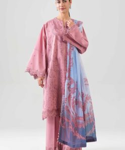 3 Piece - Digital Printed Embroidered Suit - 42601077
