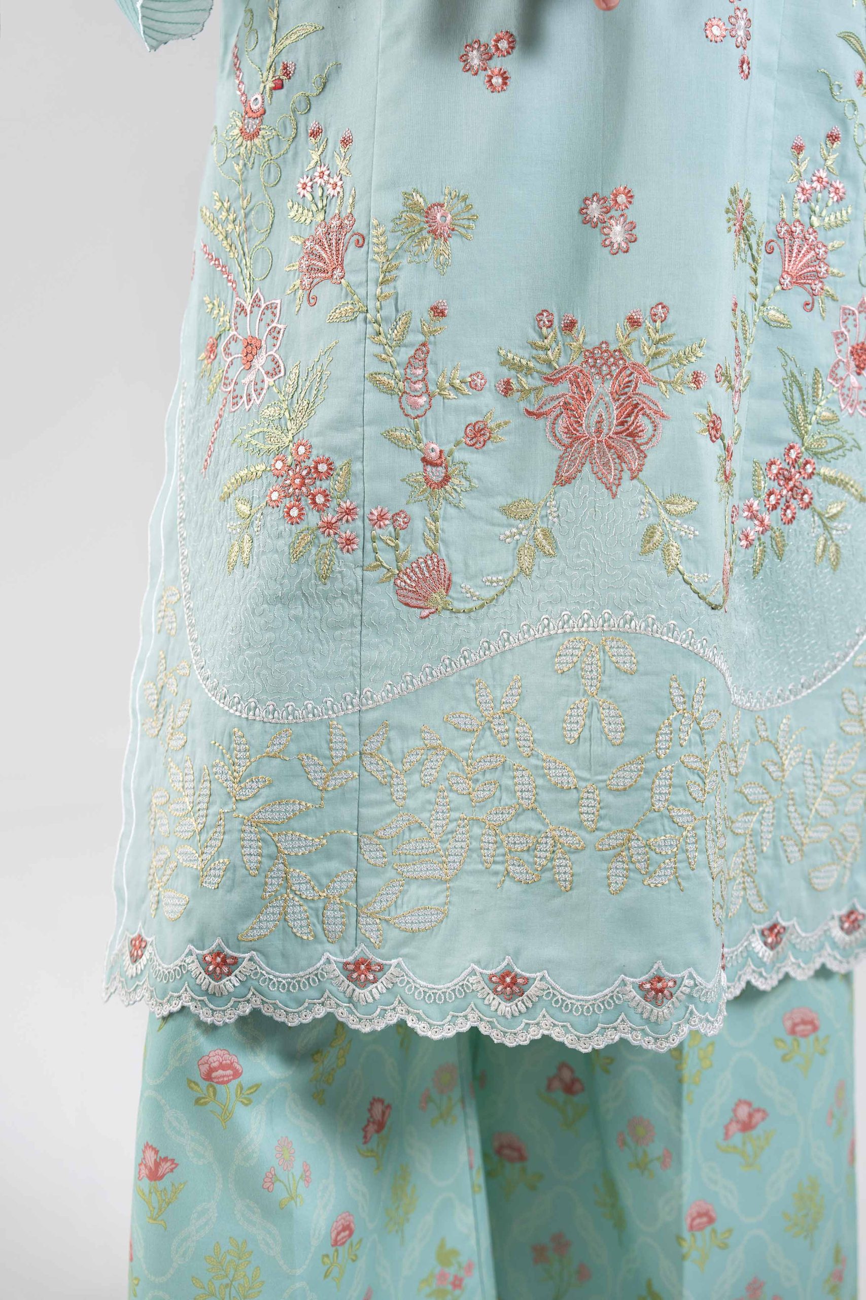 2 Piece - Digital Printed Embroidered Suit - 42601084 - Image 4