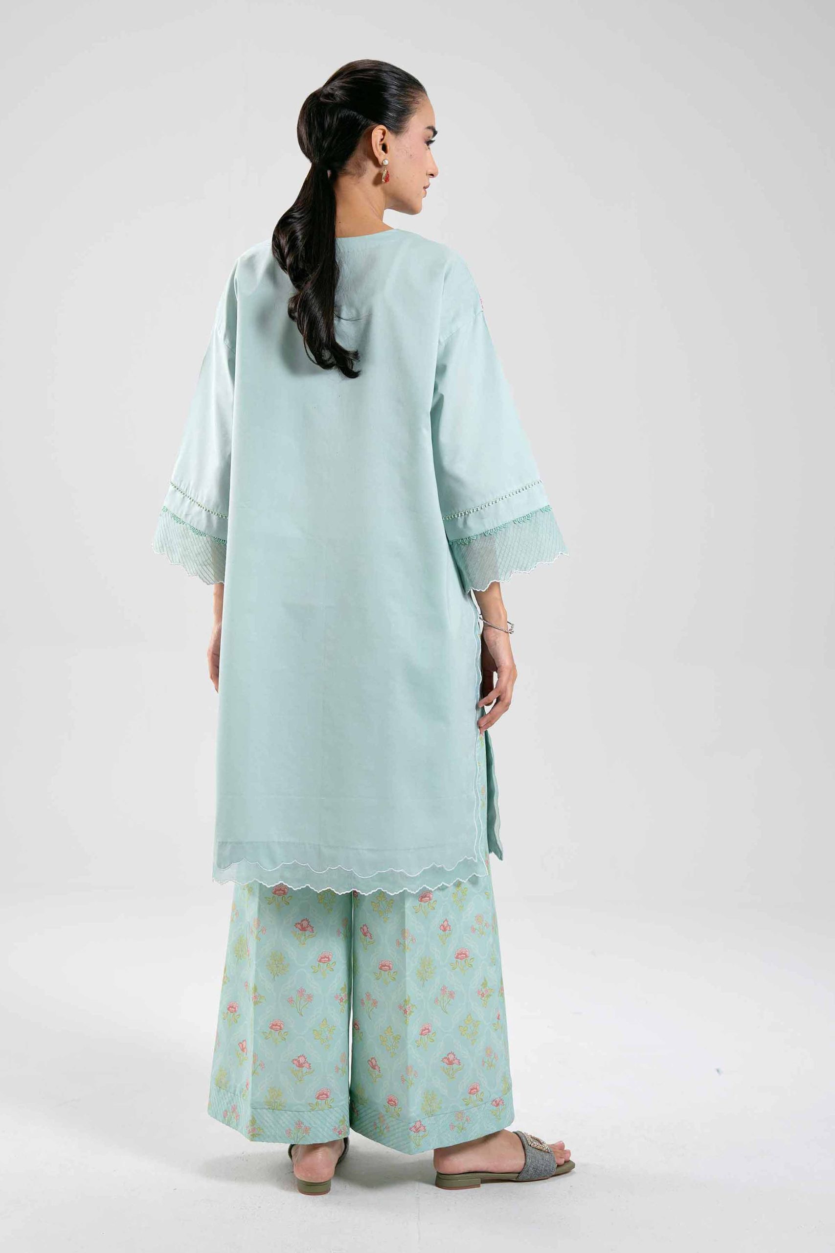 2 Piece - Digital Printed Embroidered Suit - 42601084 - Image 3