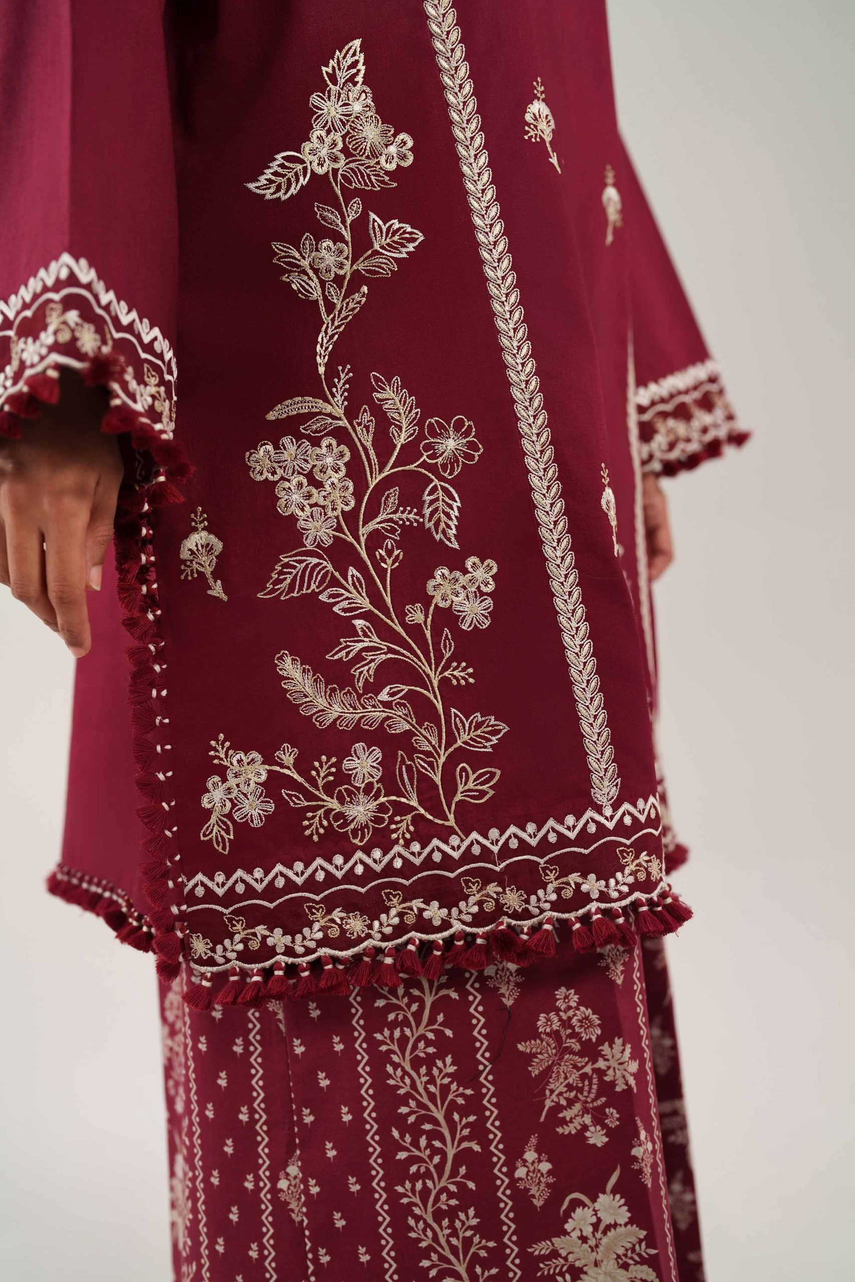 2 Piece - Digital Printed Embroidered Suit - 42601088 - Image 4