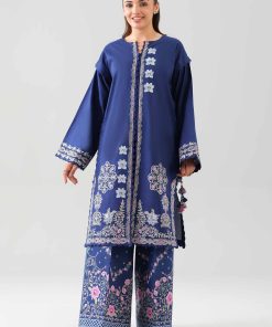 2 Piece - Digital Printed Embroidered Suit - 42601090