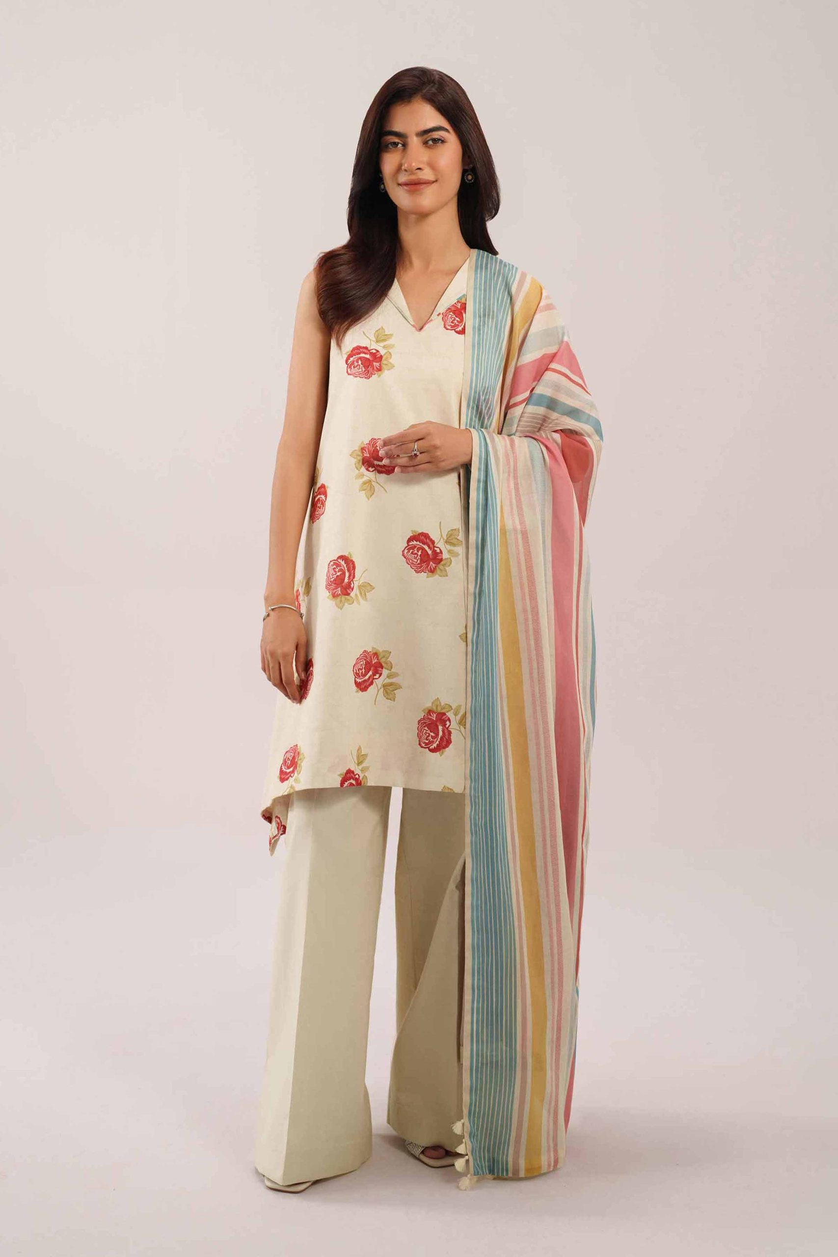 3 Piece - Printed Suit - 42601122