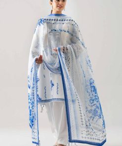 3 Piece - Digital Printed Embroidered Suit - 42601148