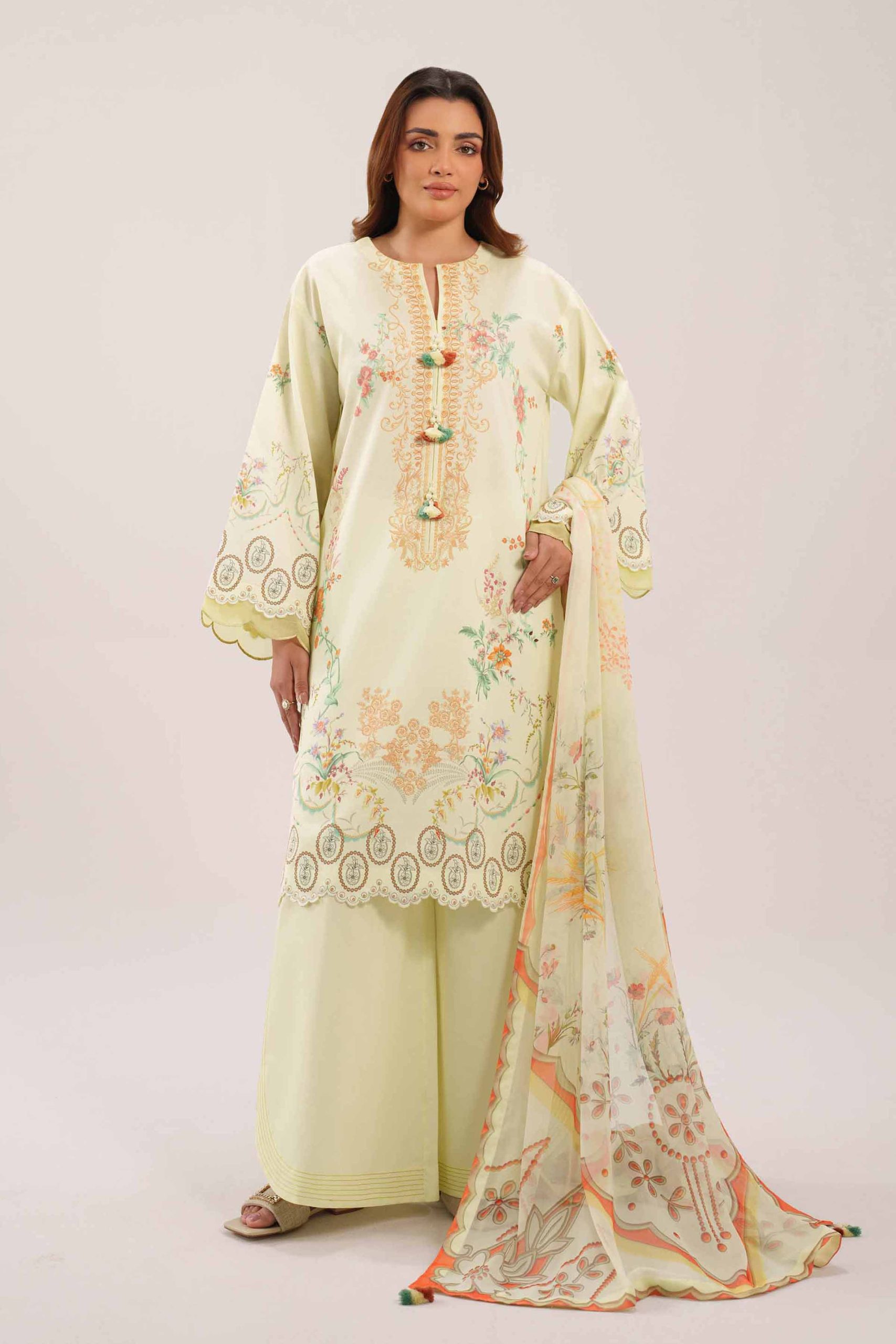 3 Piece - Digital Printed Suit - 42601151