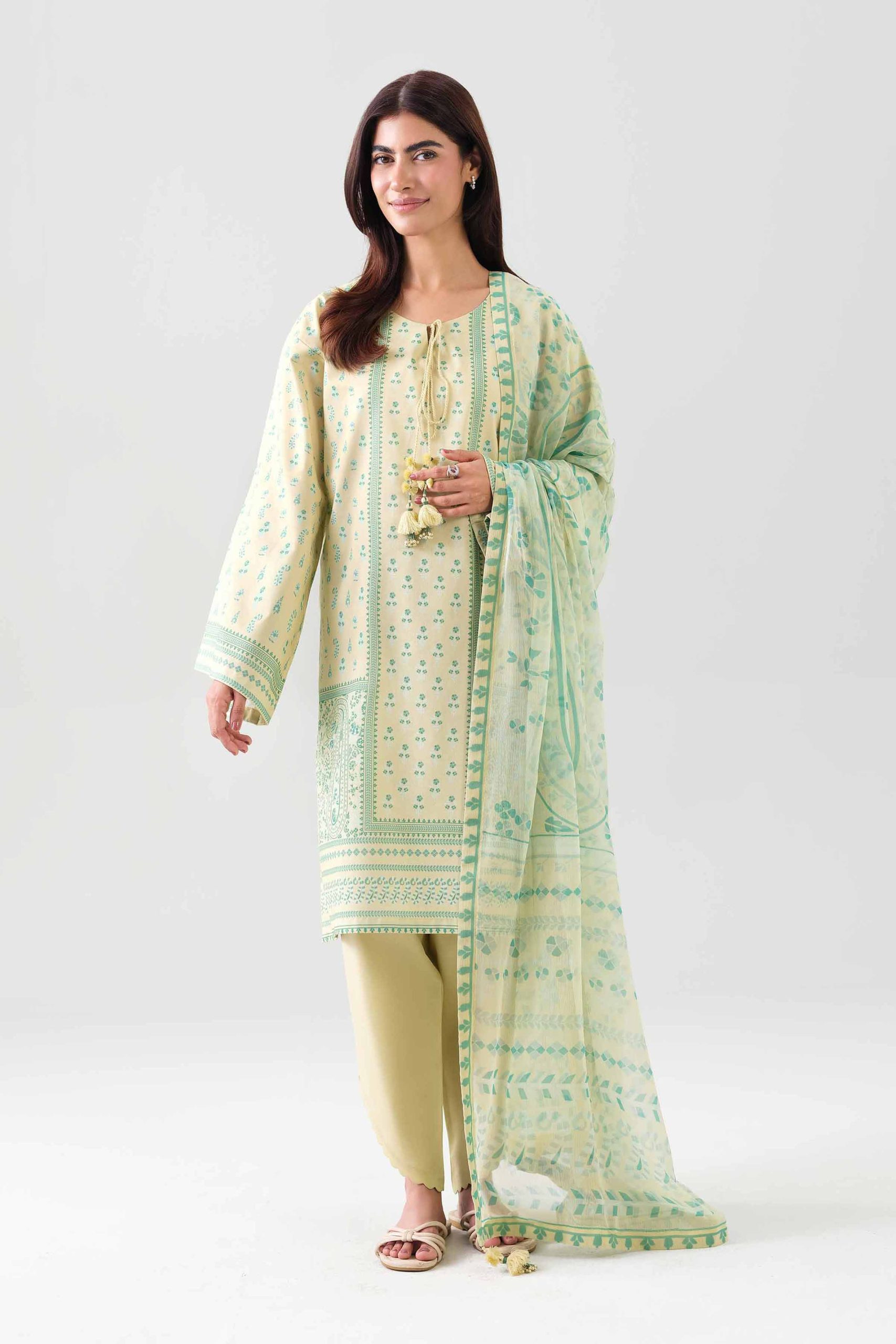 3 Piece - Digital Printed Suit - 42601160
