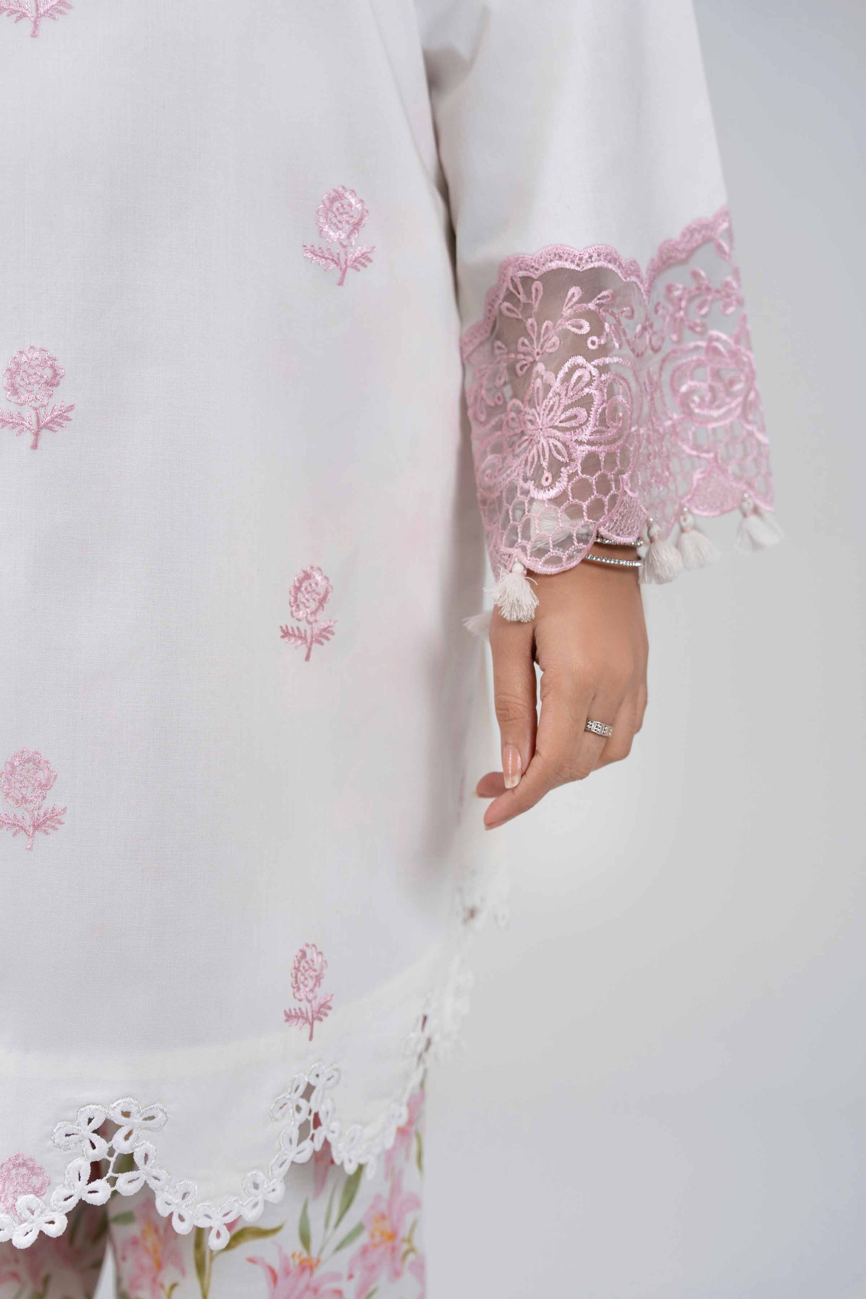 3 Piece - Digital Printed Embroidered Suit - 42601195 - Image 4