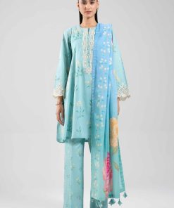 3 Piece - Digital Printed Embroidered Suit - 42601201
