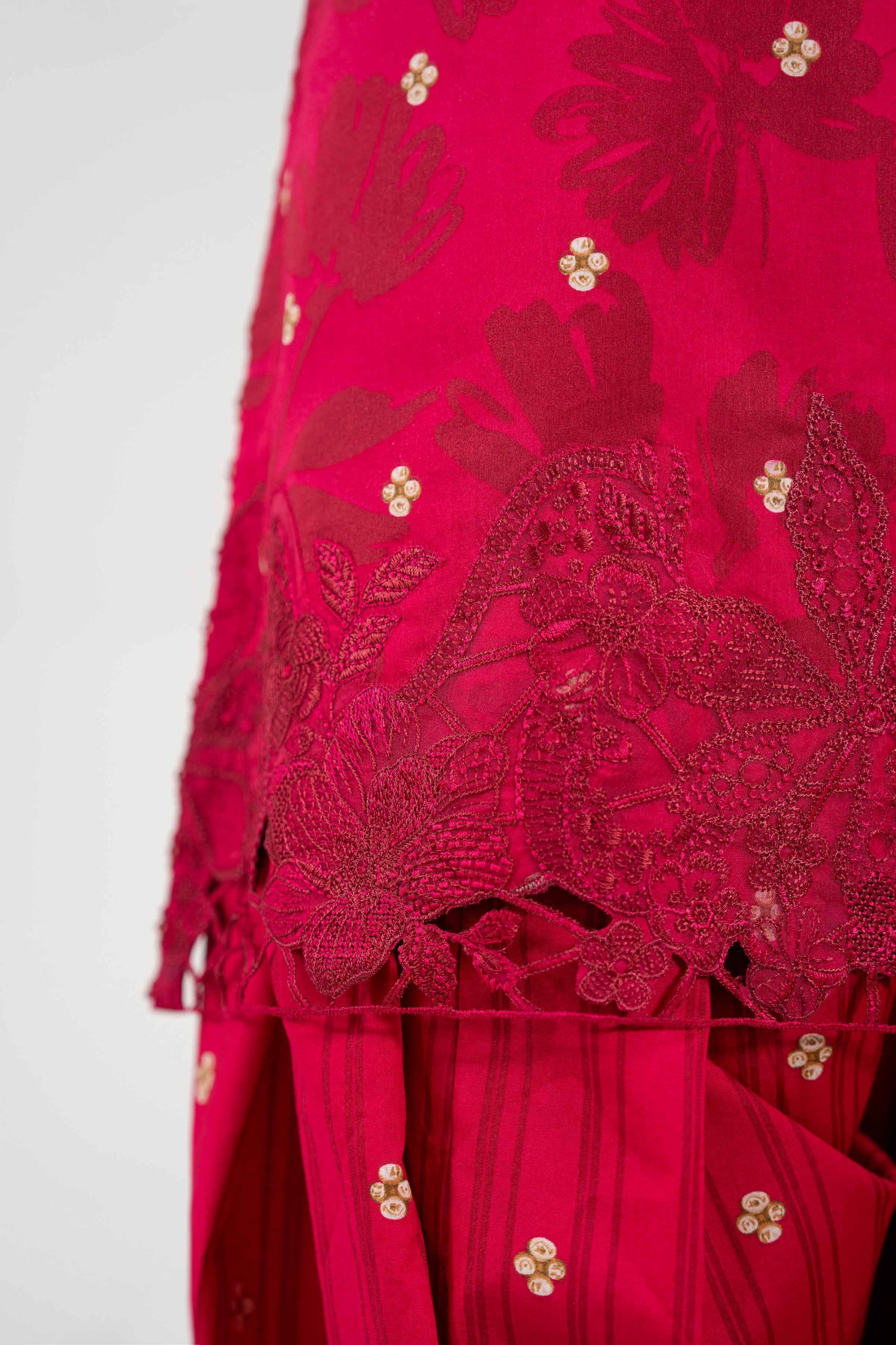 3 Piece - Digital Printed Embroidered Suit - 42601202 - Image 5