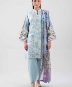 3 Piece - Digital Printed Embroidered Suit - 42601211