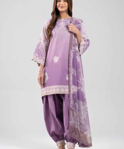 3 Piece - Digital Printed Embroidered Suit - 42601216