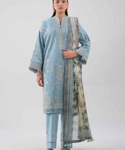 3 Piece - Digital Printed Embroidered Suit - 42601223