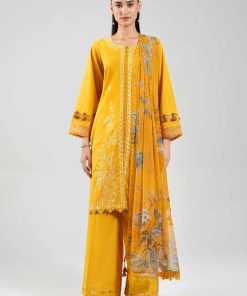 3 Piece - Digital Printed Embroidered Suit - 42601227