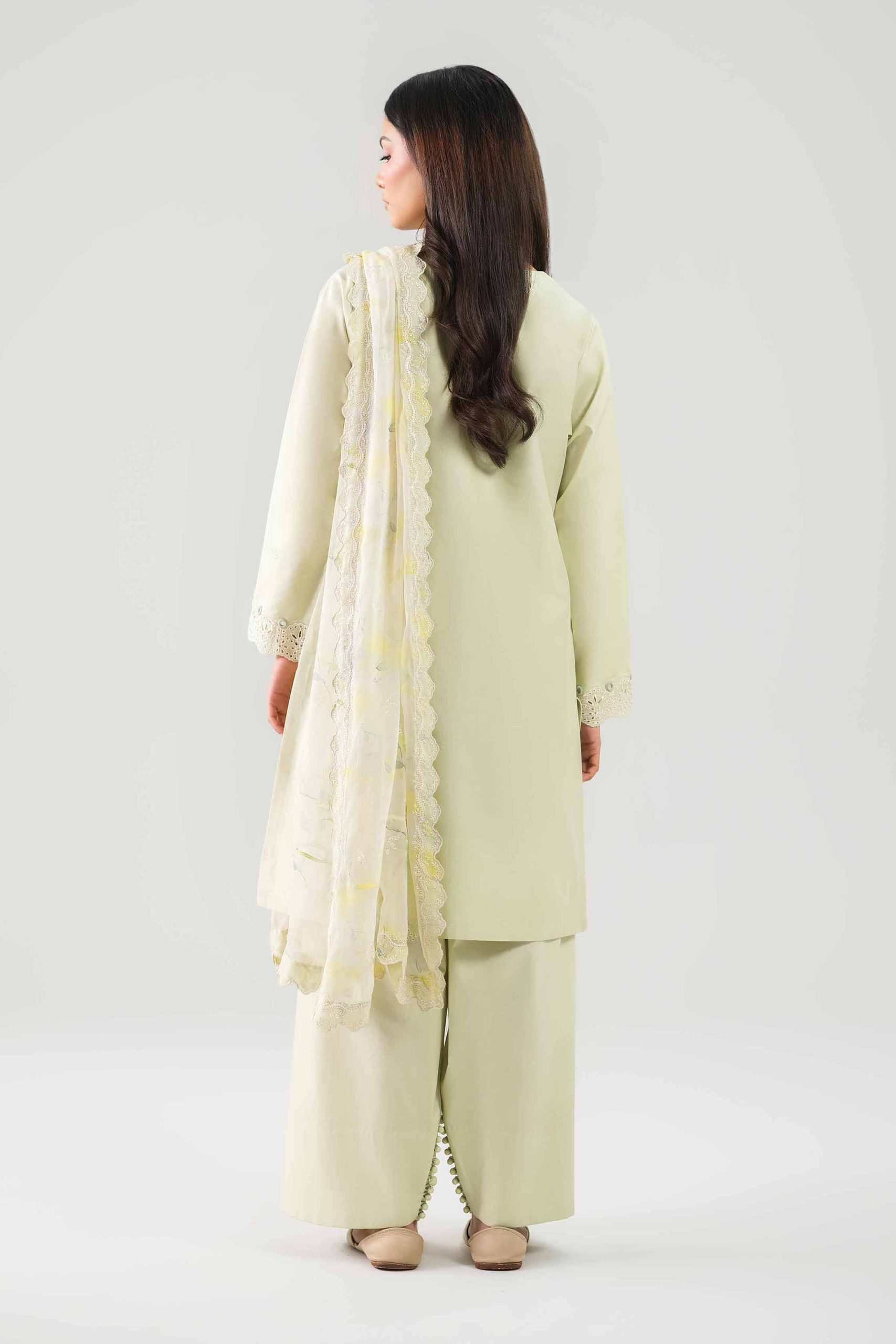 3 Piece - Digital Printed Embroidered Suit - 42601231 - Image 3