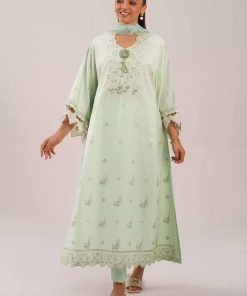 3 Piece - Digital Printed Embroidered Suit - 42601233