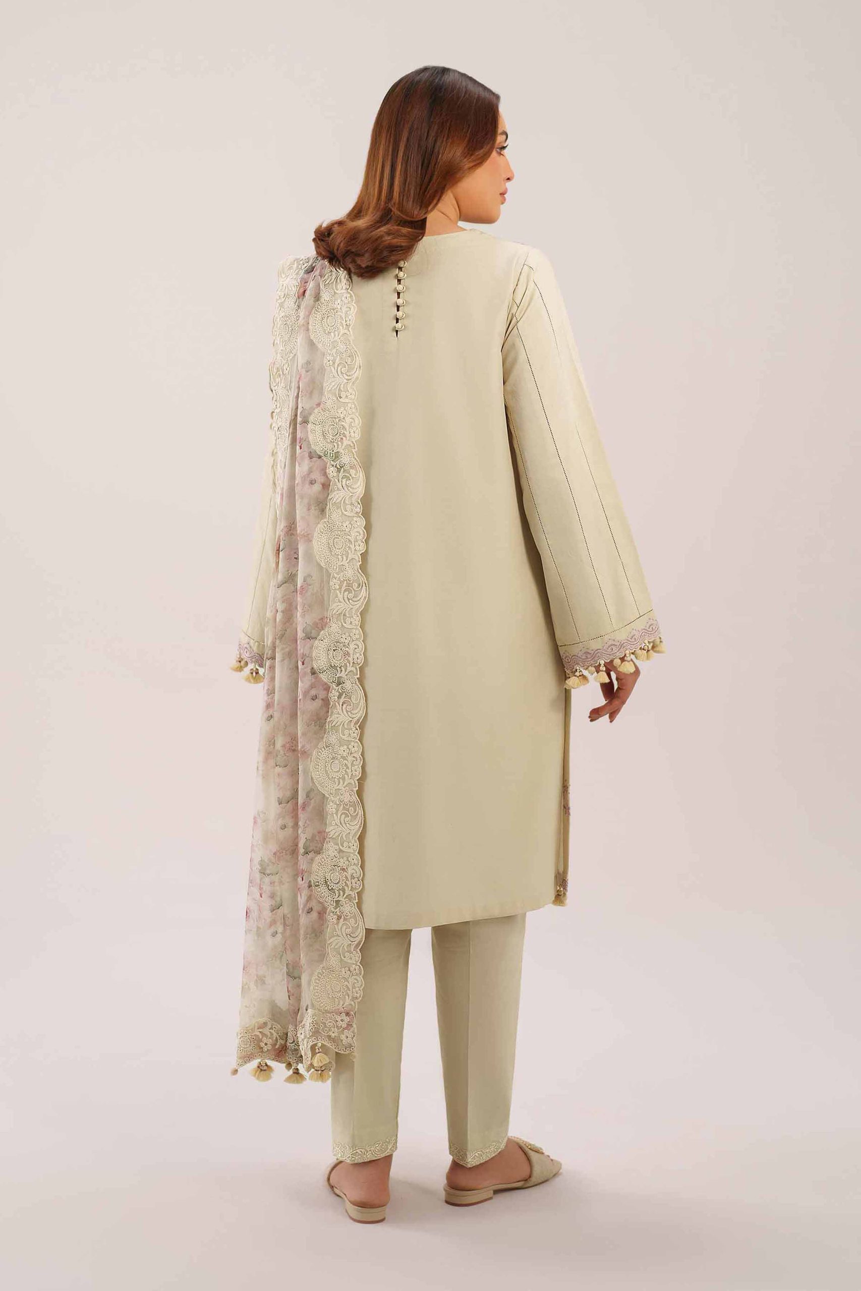 3 Piece - Digital Printed Embroidered Suit - 42601234 - Image 3