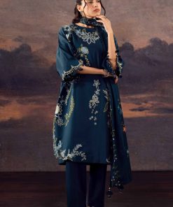 3 Piece - Printed Embroidered Suit - 42601275