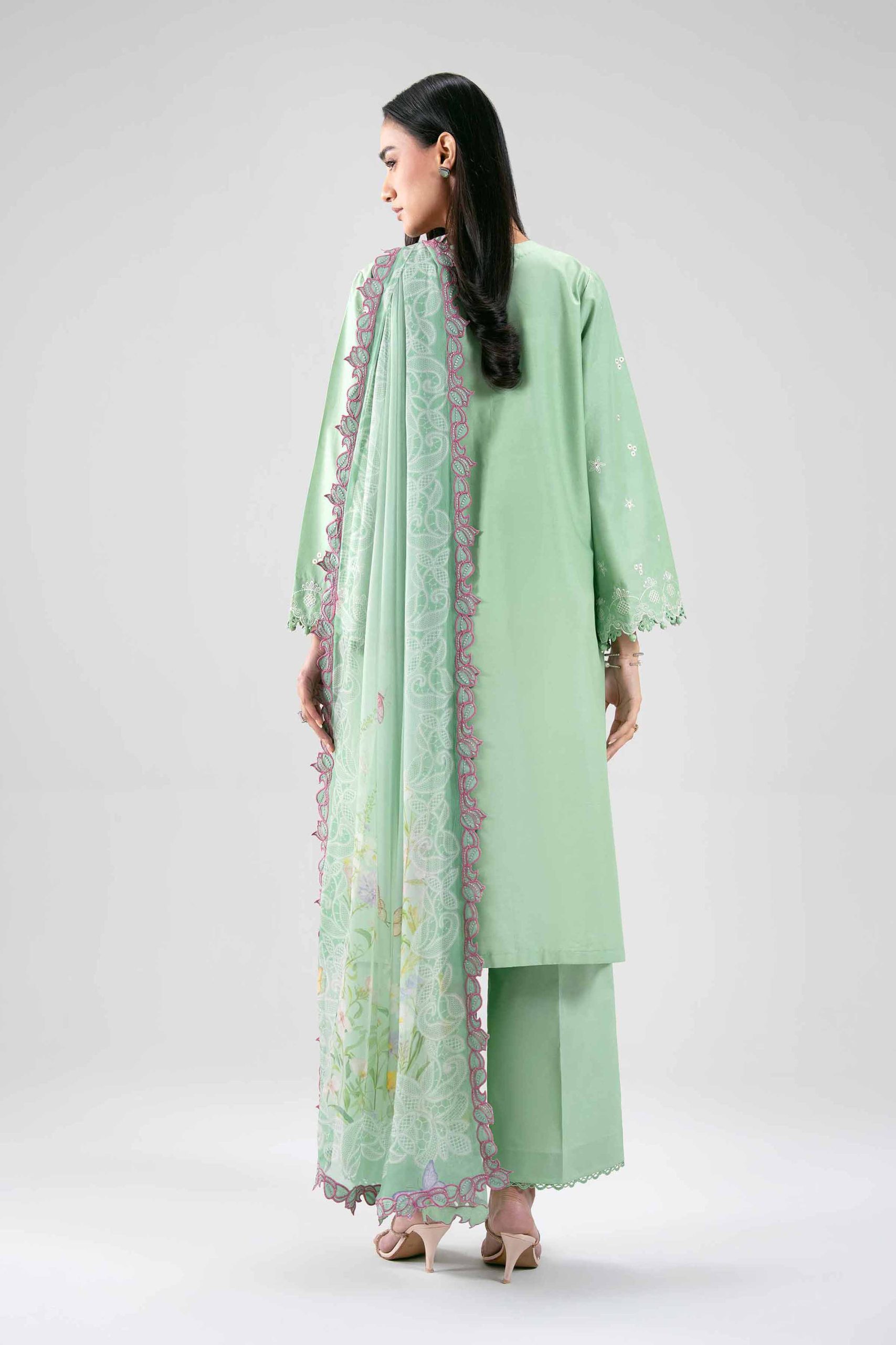 3 Piece - Digital Printed Embroidered Suit - 42601282 - Image 3