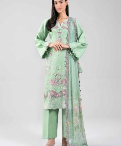 3 Piece - Digital Printed Embroidered Suit - 42601282