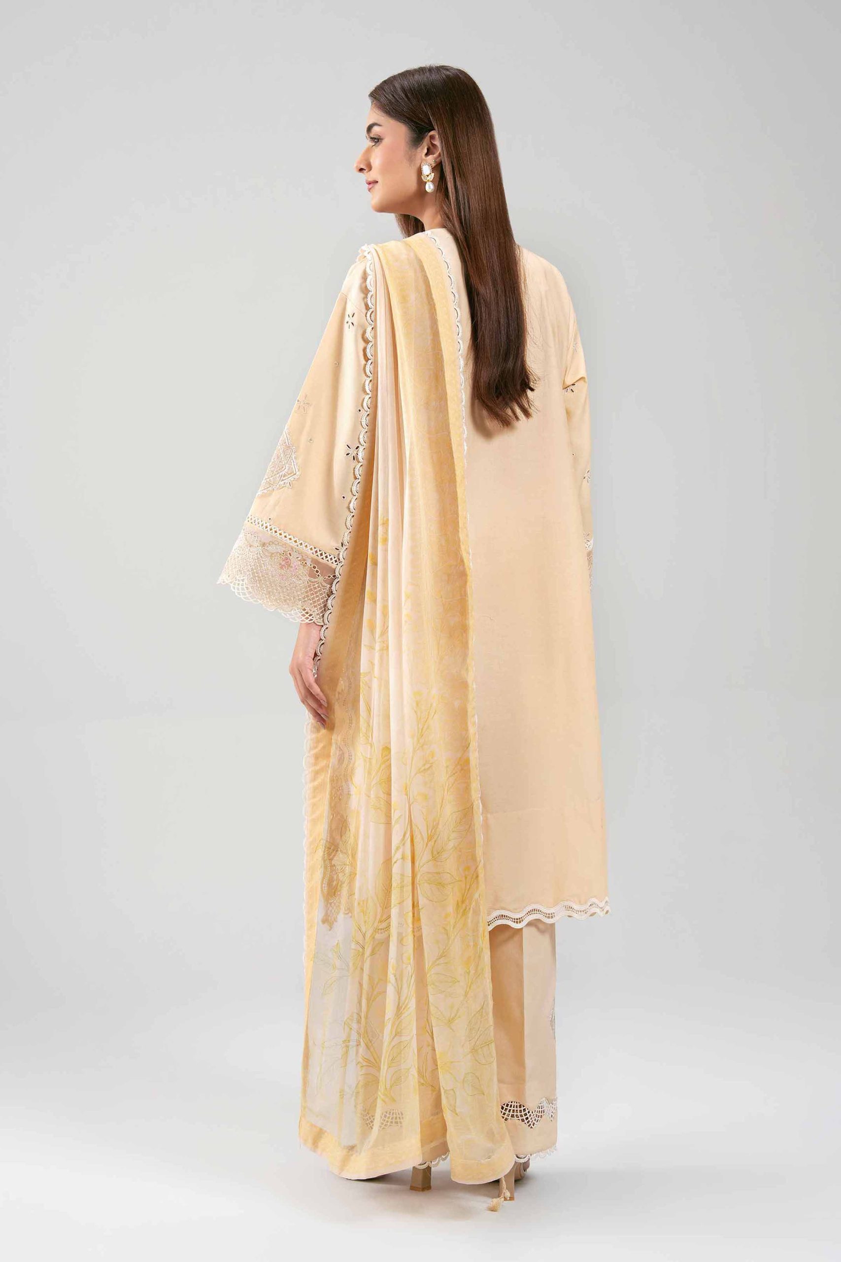 3 Piece - Digital Printed Embroidered Suit - 42601283 - Image 3