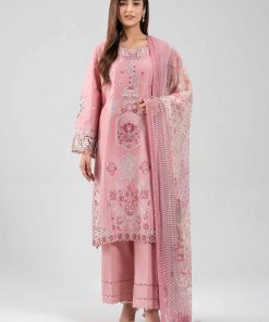 3 Piece - Digital Printed Embroidered Suit - 42601288