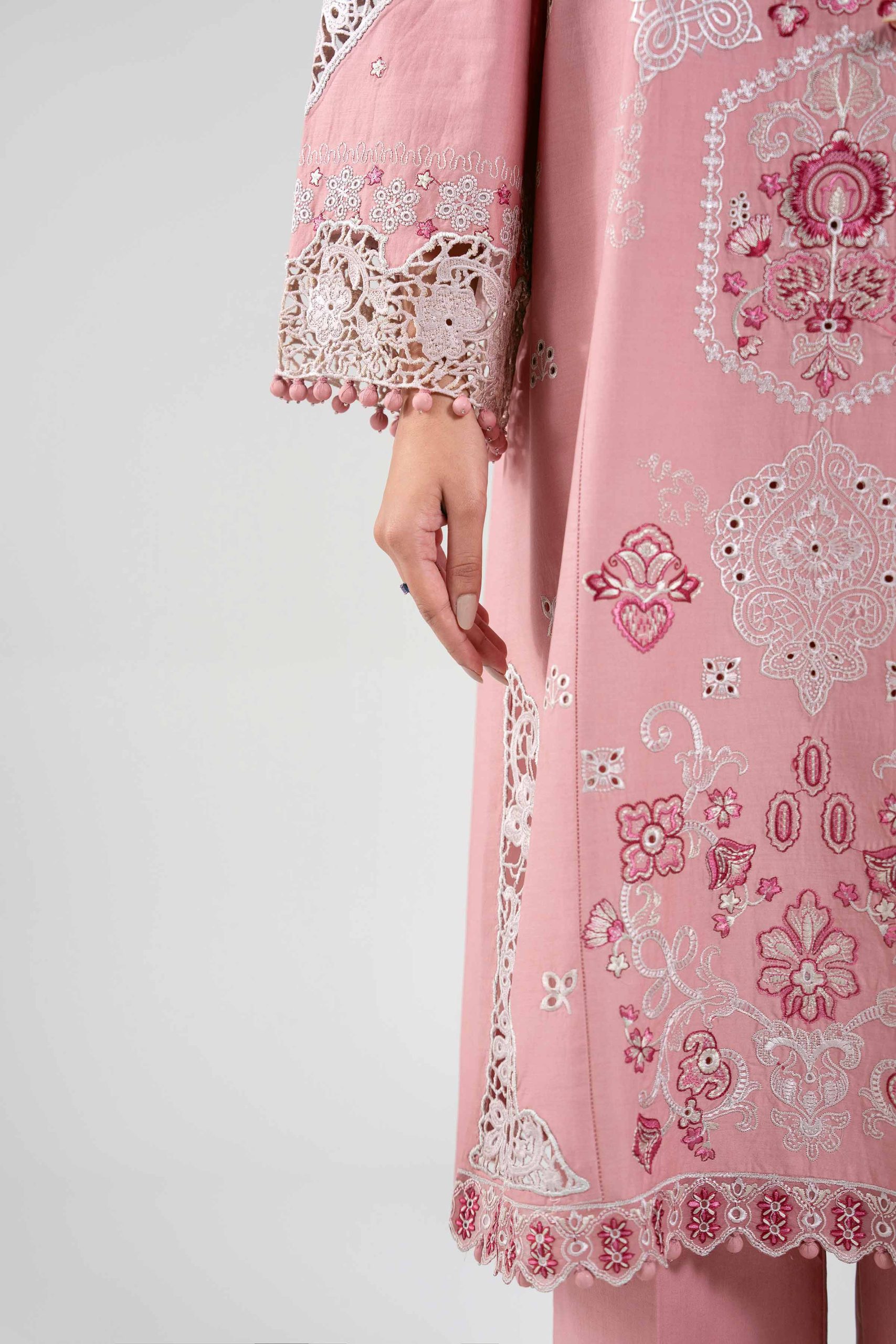 3 Piece - Digital Printed Embroidered Suit - 42601288 - Image 5