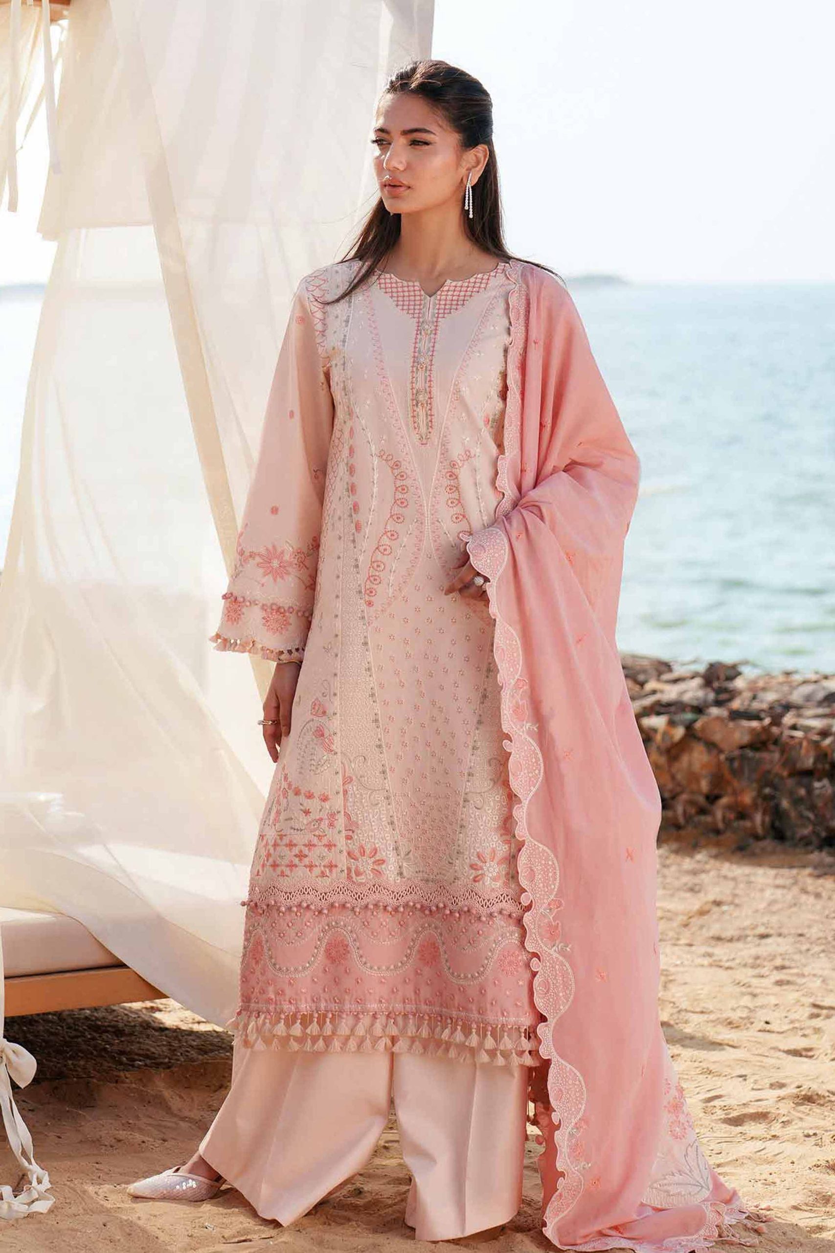 3 Piece - Embroidered Suit - 42601297