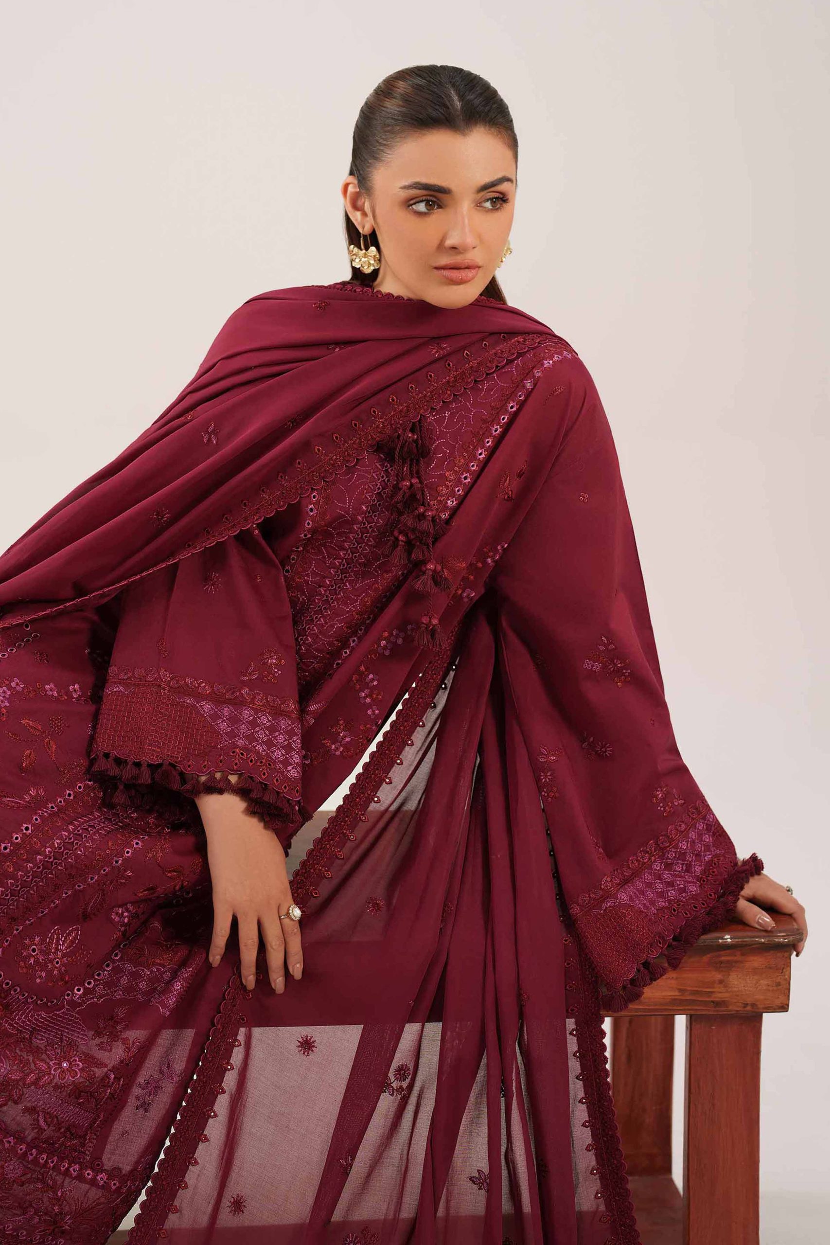 3 Piece - Embroidered Suit - 42601298 - Image 5
